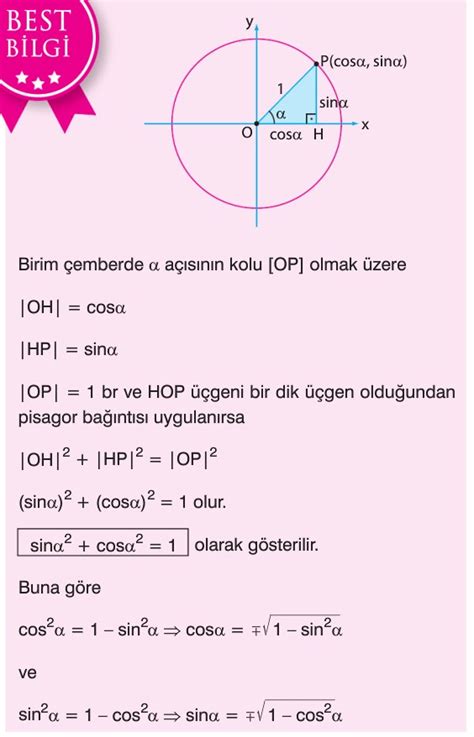 sinüs ve kosinüs fonksiyonları 11 sınıf